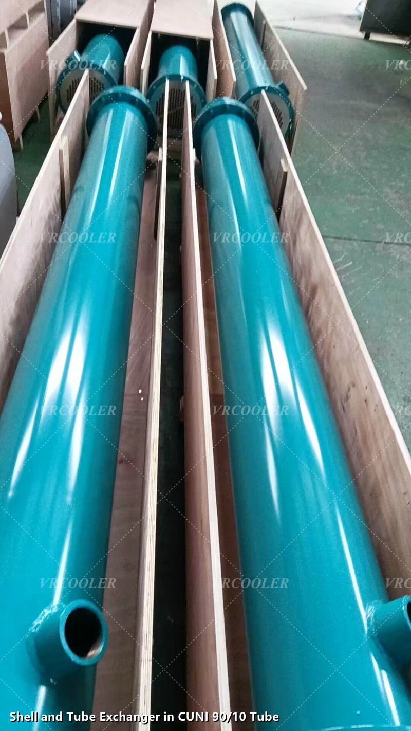 Shell and Tube Exchanger in CUNI 90-10 Tube Shell and Tube Exchanger in CUNI 90-10 Tube